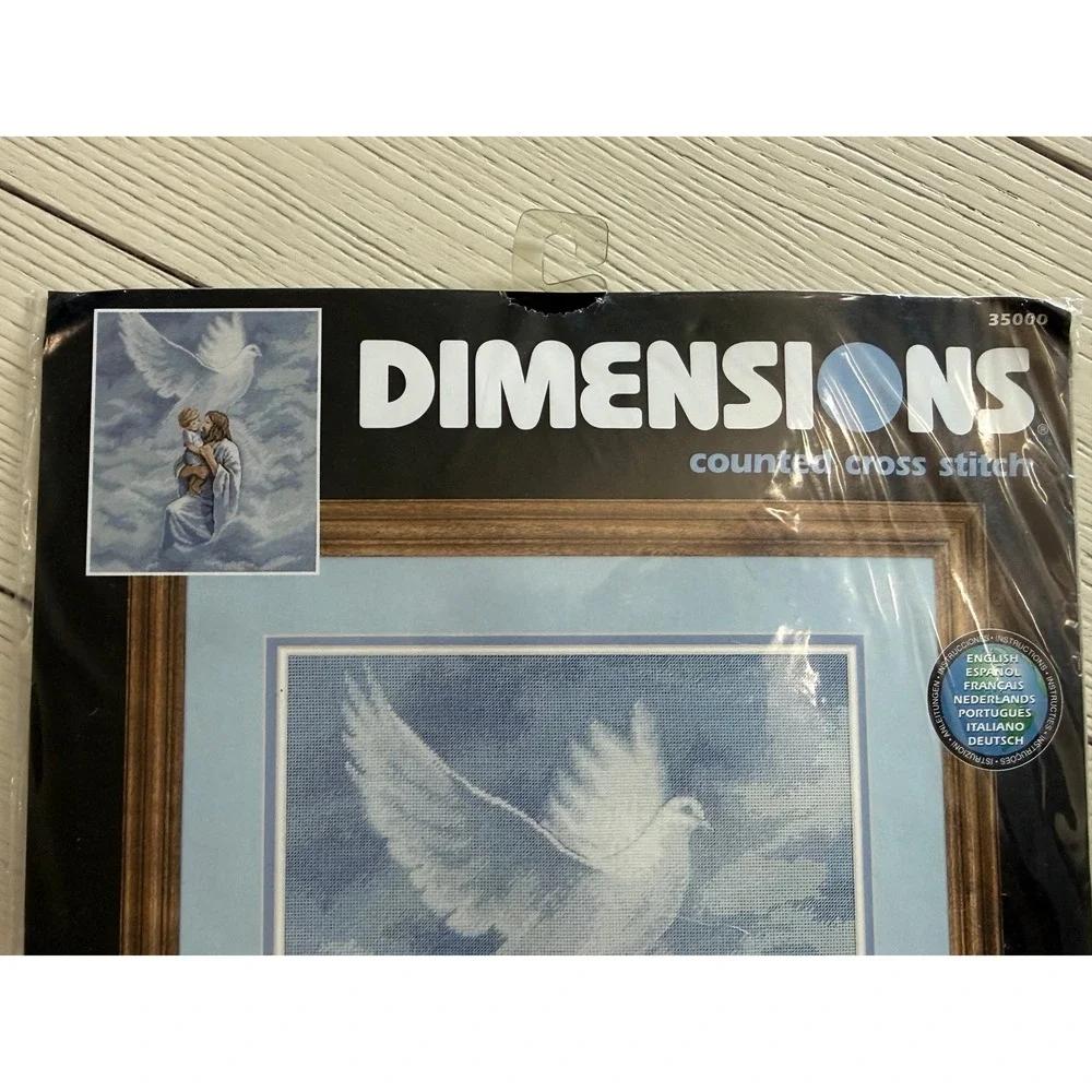 Dimensions Dove of Peace Counted Cross Stitch Kit Danny Hahlbohm‎ Vintage Sealed